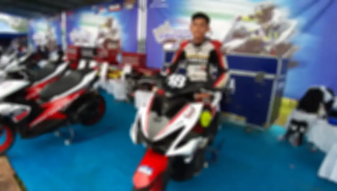 M. Andrias Lukito pertama kali turun di Aerox Fun Race di YCR 2020 Boyolali langsung jatuh cinta dan nerasa jadi pembalap beneran