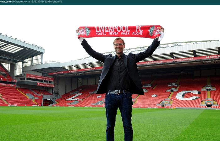 Juergen Klopp resmi menjadi pelatih Liverpool pada Oktober 2015.