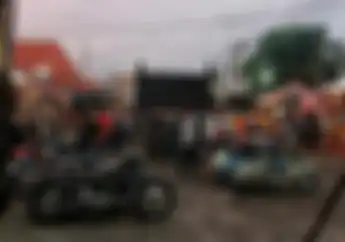 Wah, Ada Apa Nih? Kok Ratusan Bikers Serbu Situs Kerajaan Majapahit