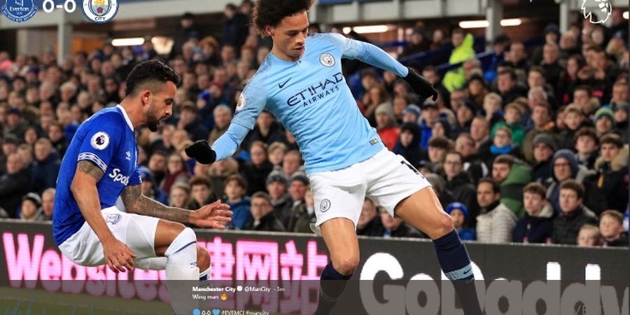 Kepala Aymeric Laporte Bawa Manchester City Unggul atas Everton