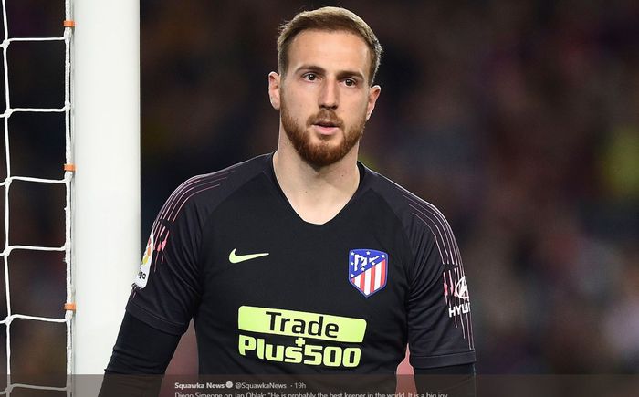 Kiper Atletico Madrid, Jan Oblak.