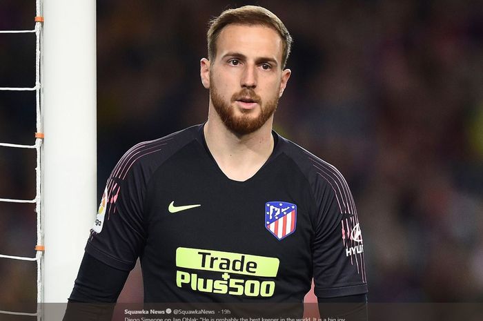 Kiper Atletico Madrid, Jan Oblak.