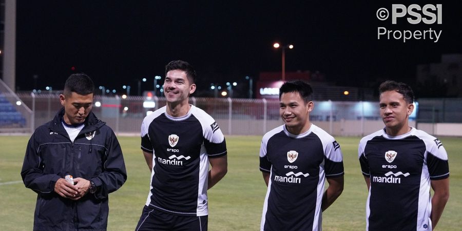 Suasana Latihan Perdana Timnas Indonesia di Bahrain, STY: Cuaca Sejuk, Pemain Masih Jetlag