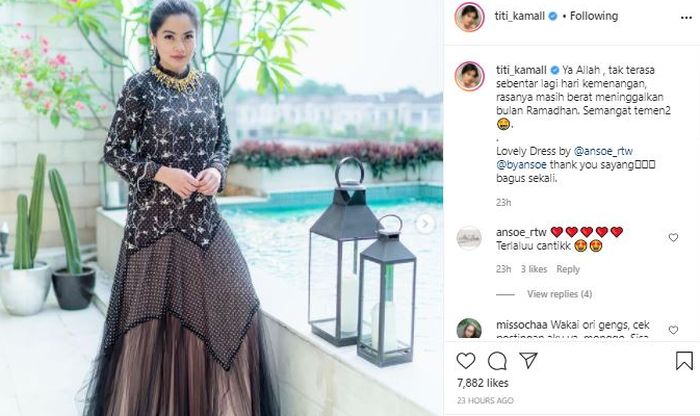 Titi Kamal mengaku berat hati tinggalkan Ramadhan 2021