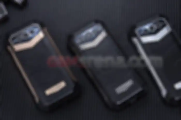 Render desain panel belakang Doogee V Max