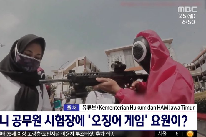 Media Korea Selatan beritakan Tes CPNS ala Squid Game