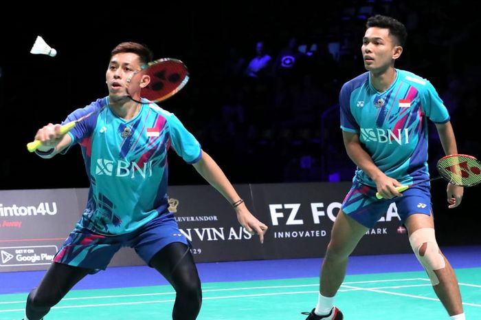 Pasangan ganda putra Indonesia, Fajar Alfian/Muhammad Rian Ardianto berhasil lolos ke perempat final Malaysia Open 2023, Kamis (12/1/2023)