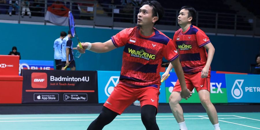 India Open 2023 - Tersingkir Lebih Cepat, Ahsan/Hendra Akui Lawan Tampil Lebih Baik