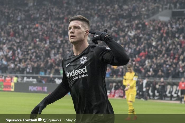 Striker Eintracht Frankfurt, Luka Jovic.