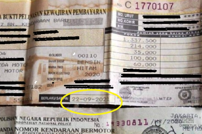Bisa sedih kalau data STNK dihapus motor jadi bodong gara-gara tidak bayar pajak selama tujuh tahun.
