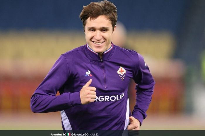 Striker Fiorentina, Federico Chiesa, diminati oleh Manchester United, Inter Milan, dan Juventus.