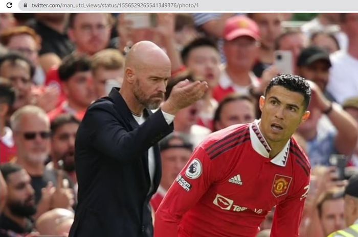 Pelatih Manchester United, Erik ten Hag, masa bodoh dengan hattrick Cristiano Ronaldo ke gawang Tottenham Hotspur musim lalu sehingga tak menjadi jaminan bakal memainkannya sebagai starter.