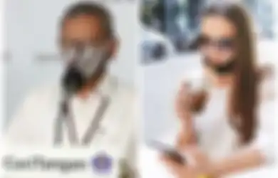 Juru Bicara Covid-19 Koar-Koar Minta Warga Pakai Masker dengan Benar, Presiden Jokowi Kepergok Menurunkan Masker ke Dagu Saat Diskusi Bersama Prabowo di Kalimantan
