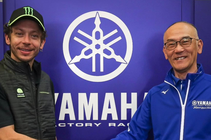 Valentino Rossi dan Yamaha saat kerja sama 