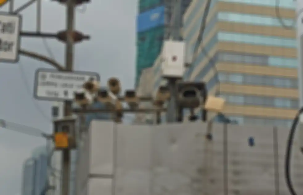 Kamera ETLE di Sarinah, Thamrin