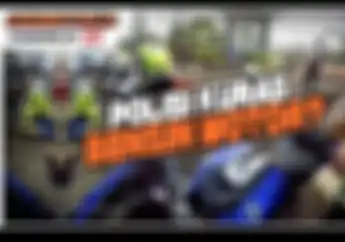 Video Viral Oknum Polisi Tilang Dan Suruh Kuras Tangki Motor 