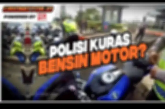 Video viral oknum polisi menyuruh kuras tangki motor Yamaha R15 viral di media sosial TikTok.