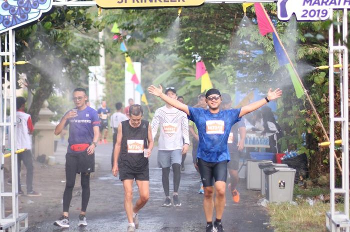 Suasana Mandiri Jogja Marathon 2019.