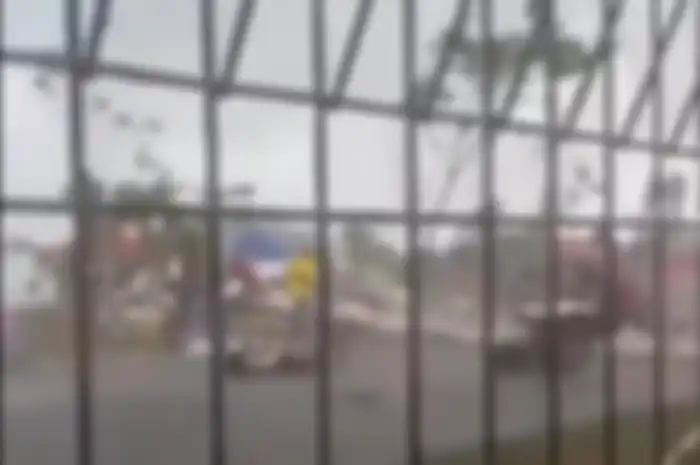 Kecelakaan di road race Kalimantan, gerbang start roboh dan makan korban jiwa