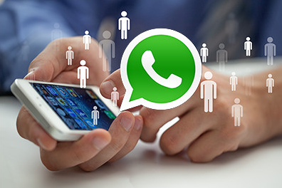 Menggunakan Whatsapp hanya dengan suara.