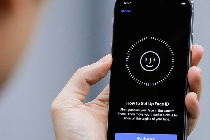 Fitur Face ID yang ada di smartphone iPhone X