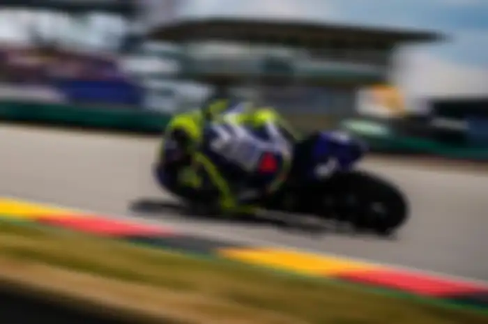 Penampilan Valentino Rossi di sirkuit Sachsenring Jerman