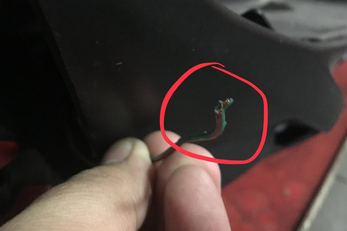 Kabel di sekitar radiator NMAX digigit tikus