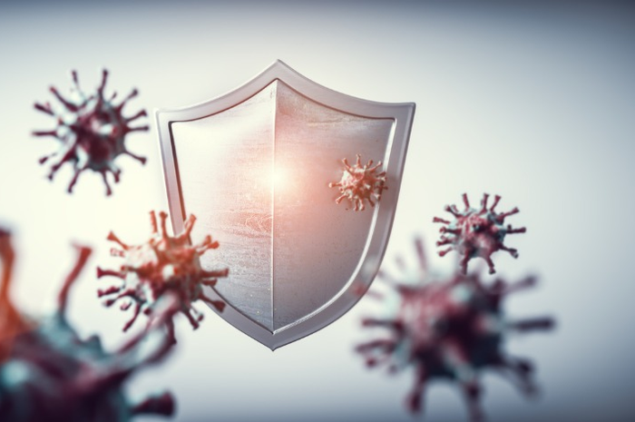Gambar ilustrasi virus Covid-19 varian Omicron yang diklaim lebih ganas