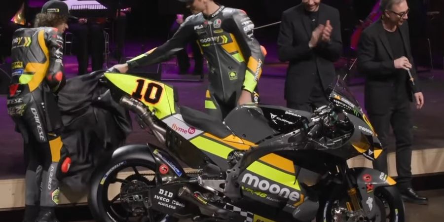 Valentino Rossi Jadi Tamu Kejutan, Mooney VR46 Diperkenalkan untuk MotoGP 2022