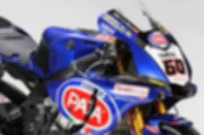 YZF-R1 yang digunakan tim WorldSBK Pata Yamaha pada 2017.