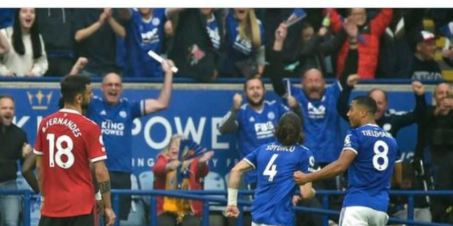 Hancur Lebur di Rumah Leicester City, Rekor Tandang Manchester United Patah