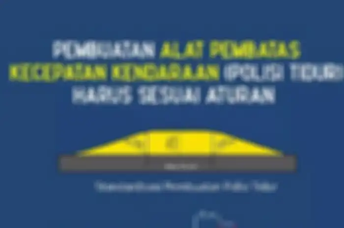 Membuat polisi tidur harus sesuai dengan aturan ini