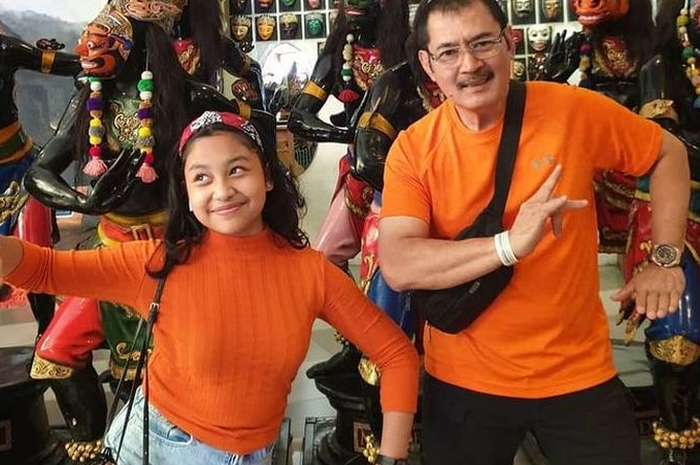 Khirani Trihatmodjo bersama Bambang Trihatmodjo