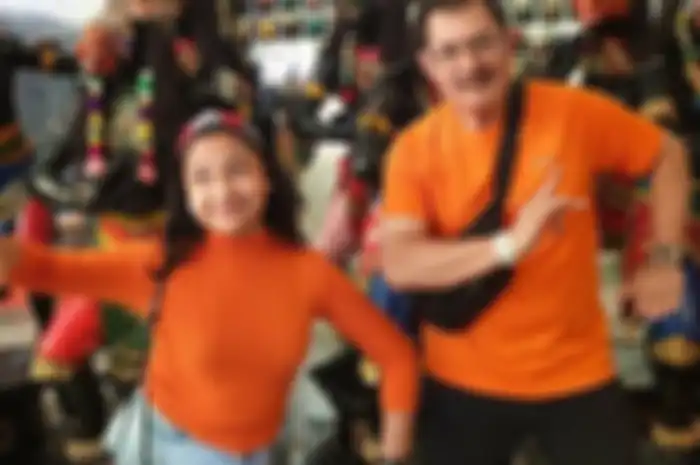 Khirani Trihatmodjo bersama Bambang Trihatmodjo