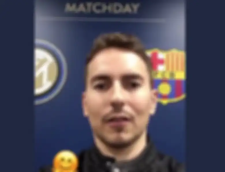 Jorge Lorenzo langsung datang ke San Siro, markas Inter Milan