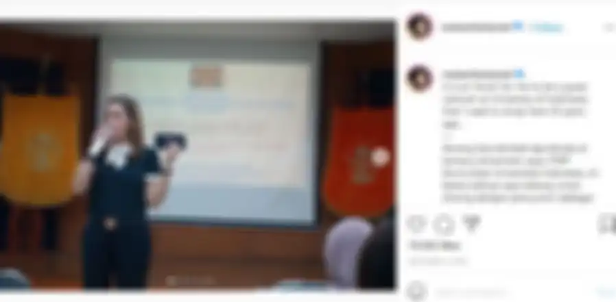 Maia Estianty saat jadi dosen tamu di Universitas Indonesia