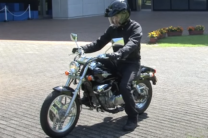 Posisi riding Honda Magna 50