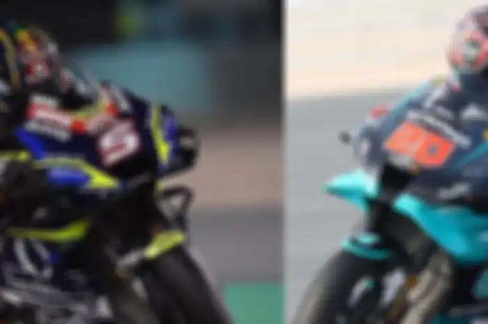 Jadwal baru MotoGP 2020 nongol, dua pembalap Prancis, Johann Zarco (kiri) dan Fabio Quartararo (kanan) malah sama-sama senang minta ampun