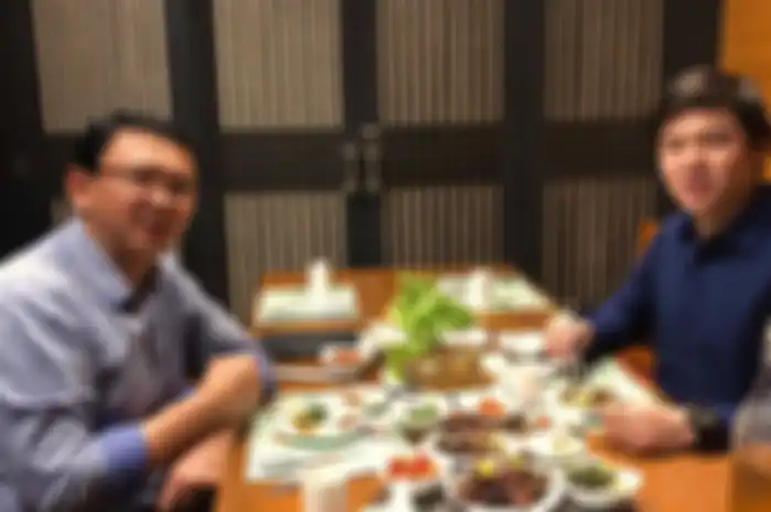 Basuki Tjahaja Purnama atau Ahok dan si anak sulung, Nicholas Sean