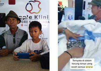 Viral Video Pemulung Bawa Sekarung Uang Receh untuk Beli Ponsel Buat sang Cucu, Awalnya Dikira Pegawai Cuma Mau Neduh