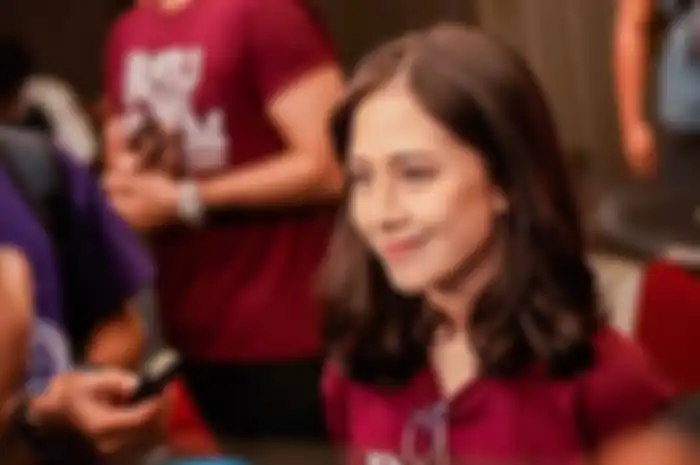 Adhisty Zara (Zara JKT48) dalam jumpa pers film Ratu Ilmu Hitam