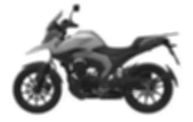 Paten gambar/ desain motor baru Haojue yang ditengarai sebagai V-Strom 150