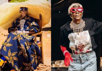 Gemas! Nenek 80 Tahun Dijadikan Ikon Fesyen oleh Sang Cucu, Gayanya Gak Kalah Keren dari Para ABG