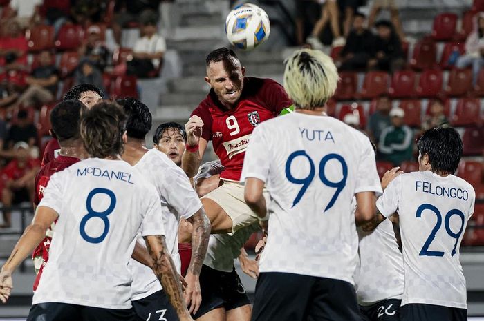 Suasana pertandingan antara Bali United melawan Stallion Laguna FC, Rabu (29/11/2023).