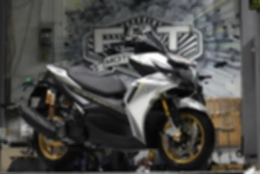 Modifikasi All New Aerox 155 Connected dengan ubahan simpel ala Fat Motorsport
