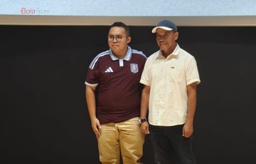 Ahmad Satrio, Head of Marketing Communications Sound Rhythm (kiri) saat memberikan keterangan kepada awak media di FX Sudirman, Jakarta, Senin (22/6/2026).