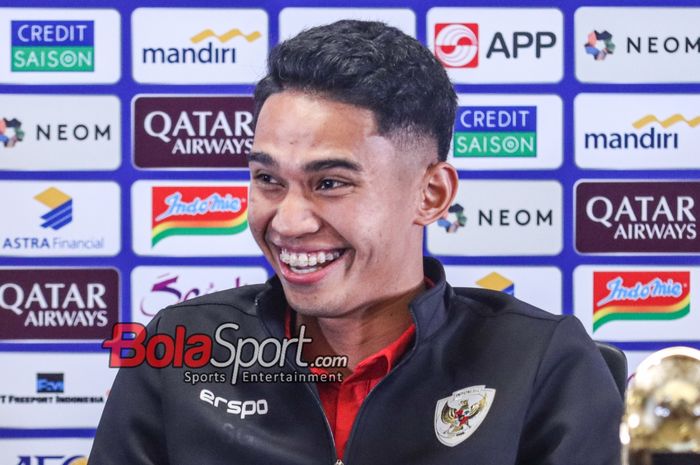 Pemain timnas Indonesia, Marselino Ferdinan.