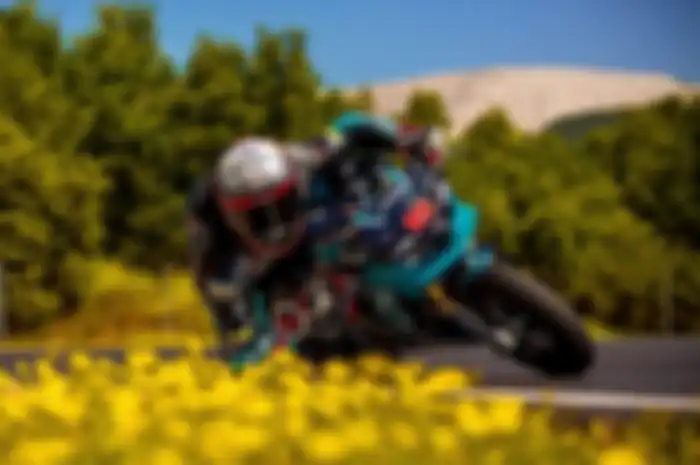Motor mini atau minibike adnalan Fabio Quartararo buat latiha, tapi bukan dia yang bawa malah Xavier Vierge