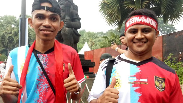 warga NTT nonton langsung laga Indonesia vs Argentina di SUGBK