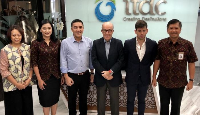 CEO Dorna, Camelo Ezpeleta saat pertemuan dengan Indonesia Tourism Development Corporation (ITDC) (12/3/2019)